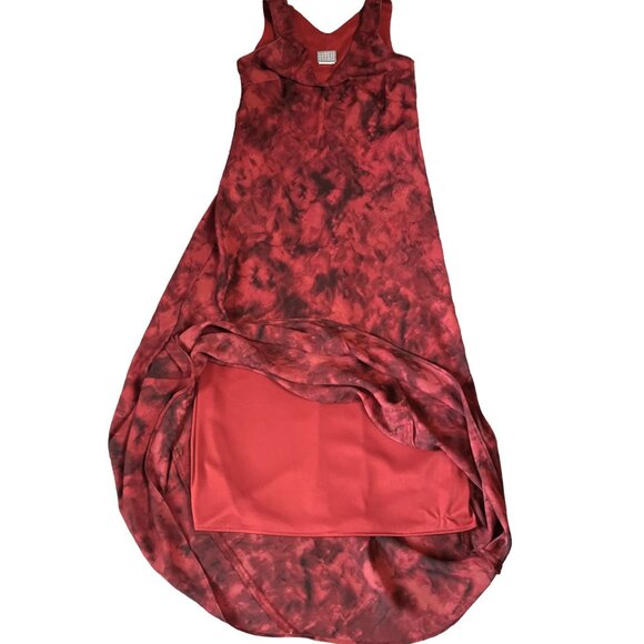 Rabbit Rabbit Rabbit Lined Red & Black Sleeveless V-Neck Formal Maxi Dress, 6M - Picture 10 of 11